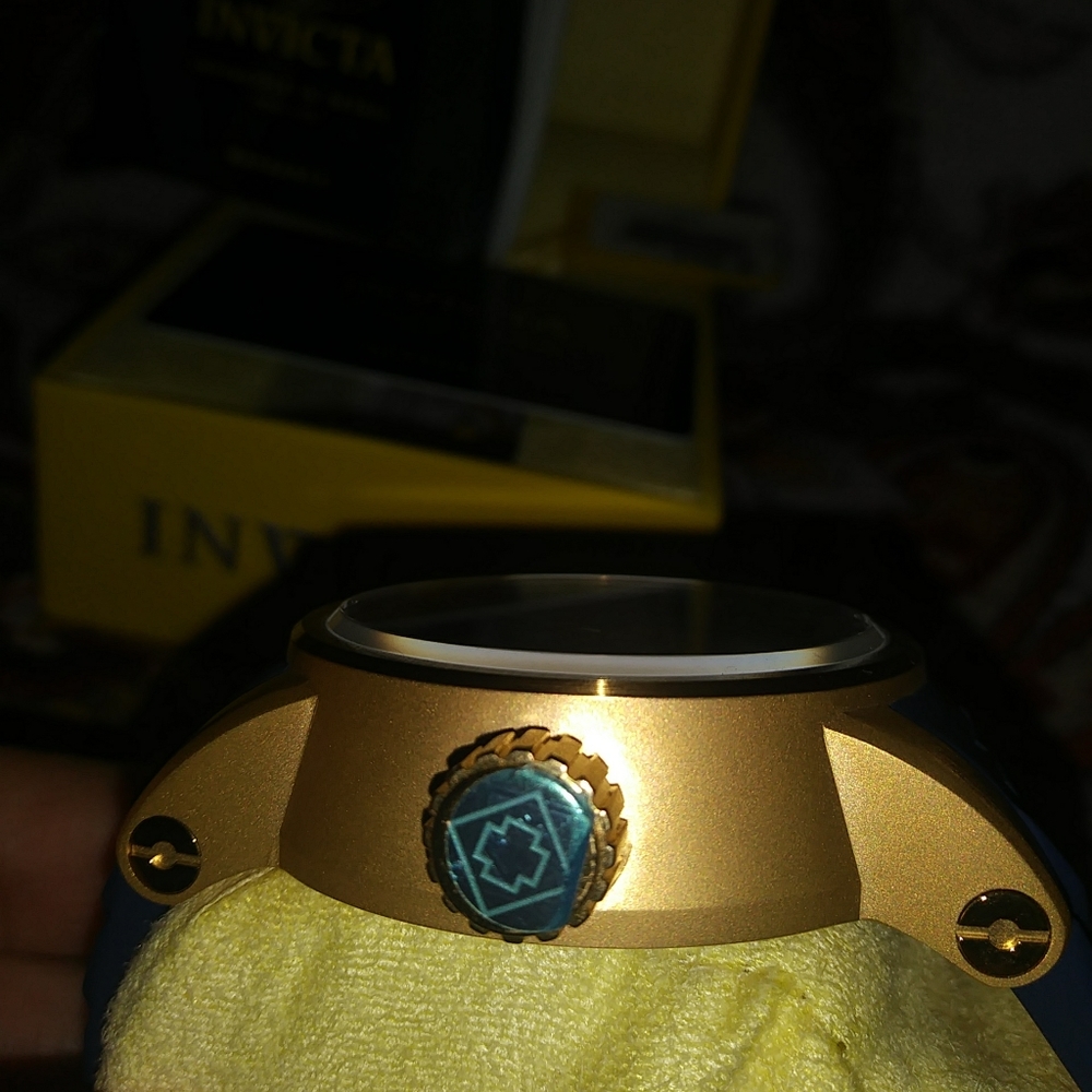 Invicta 18k Gold Plated Automatic Watch NWT - Picture 12 of 12